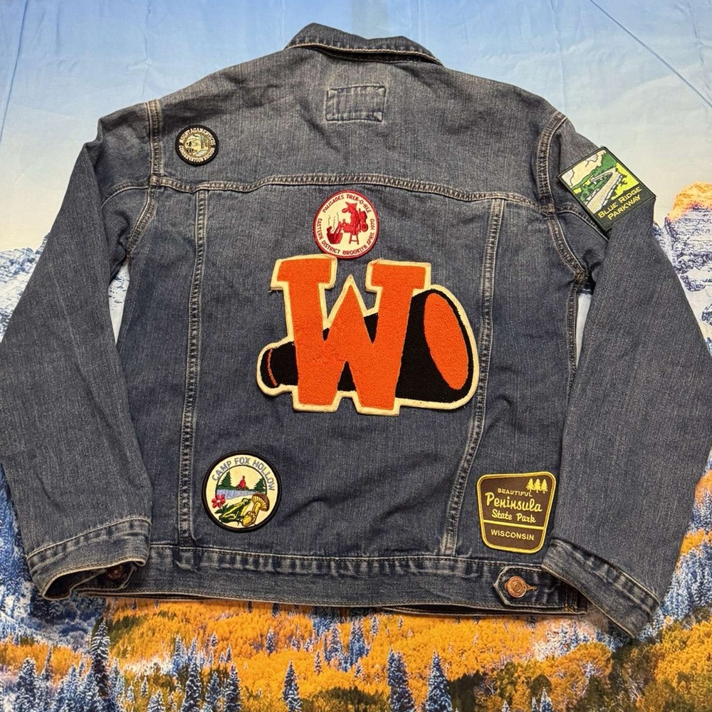 Denim Patch Jacket - image 2